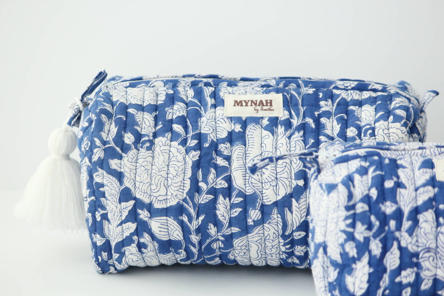 Porcelain floral travel/make up/organizer/bag-LARGE only