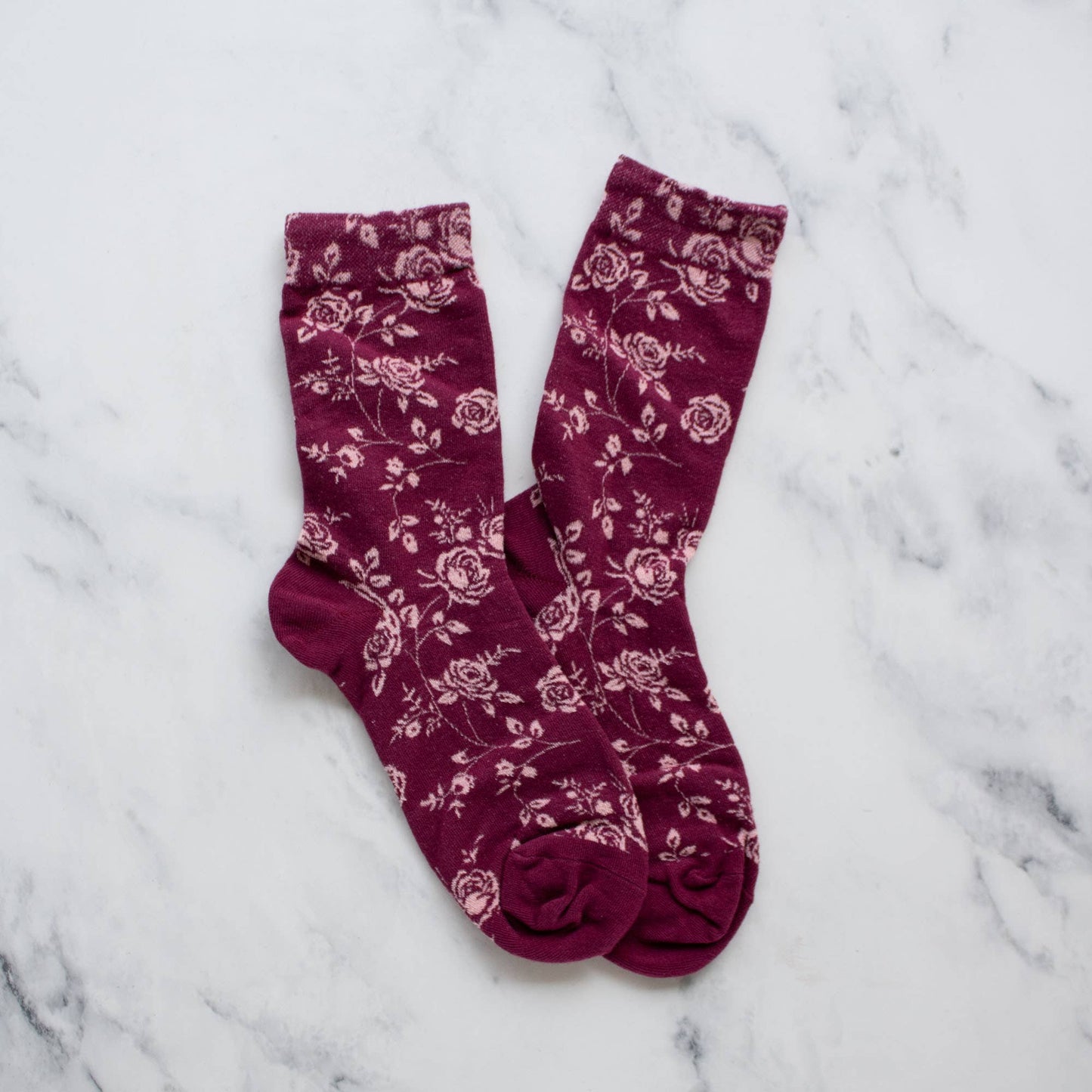 Antique Rose Garden Casual Socks