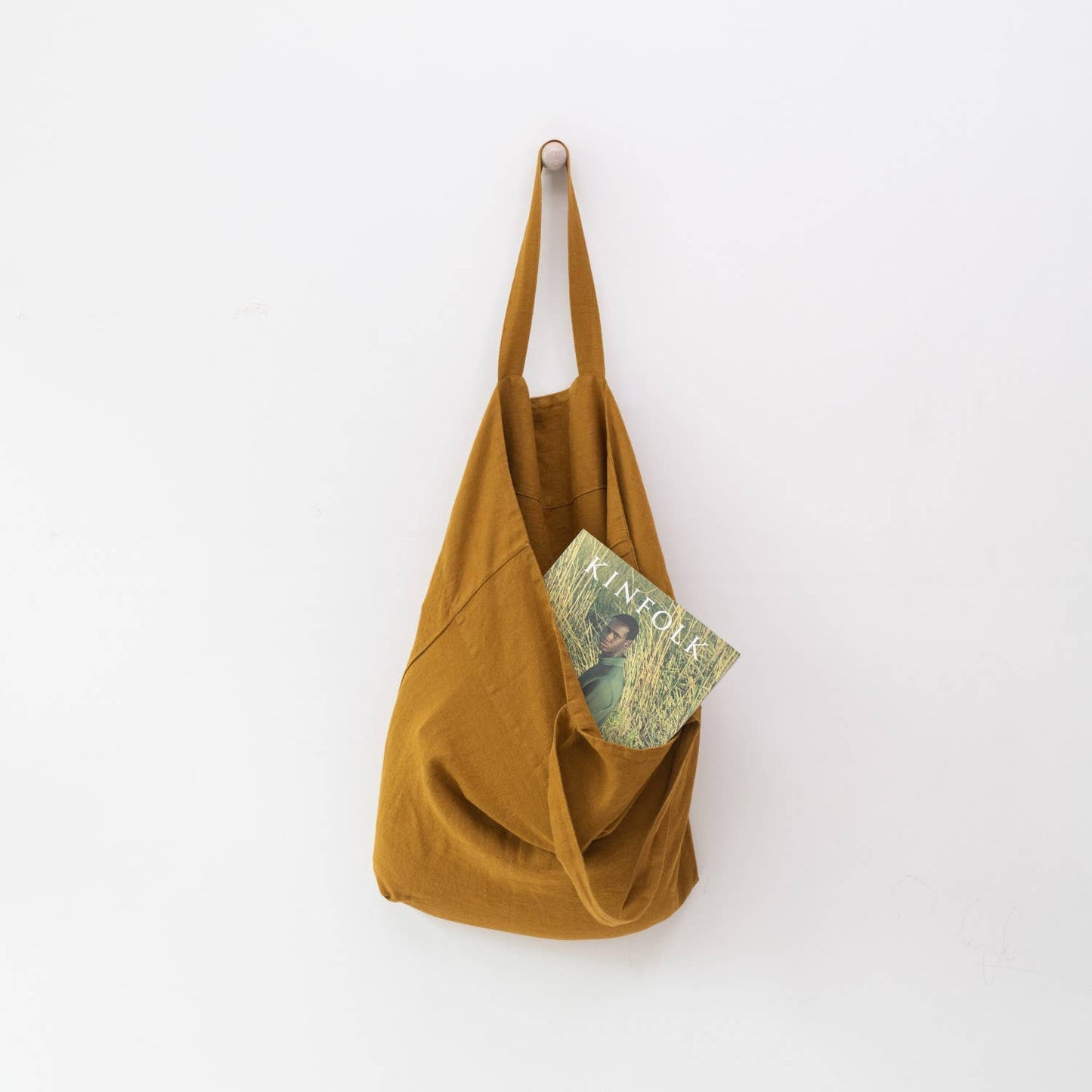 Bronze Linen Big Bag