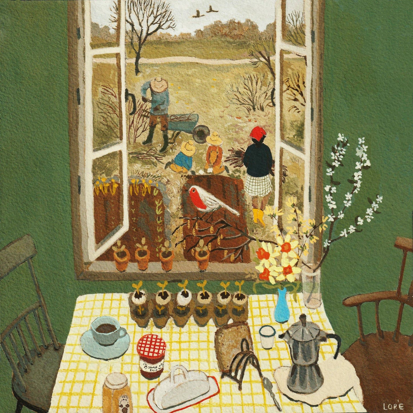 April Morning Art Print