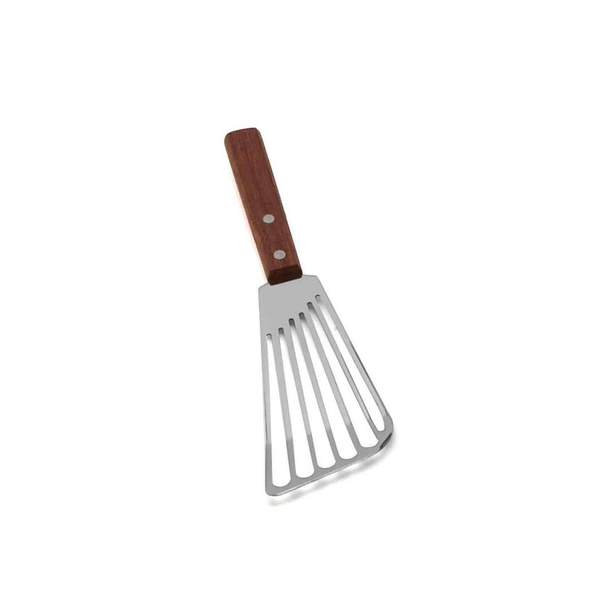 11'' Fish Turner Stainless Steel, Wood