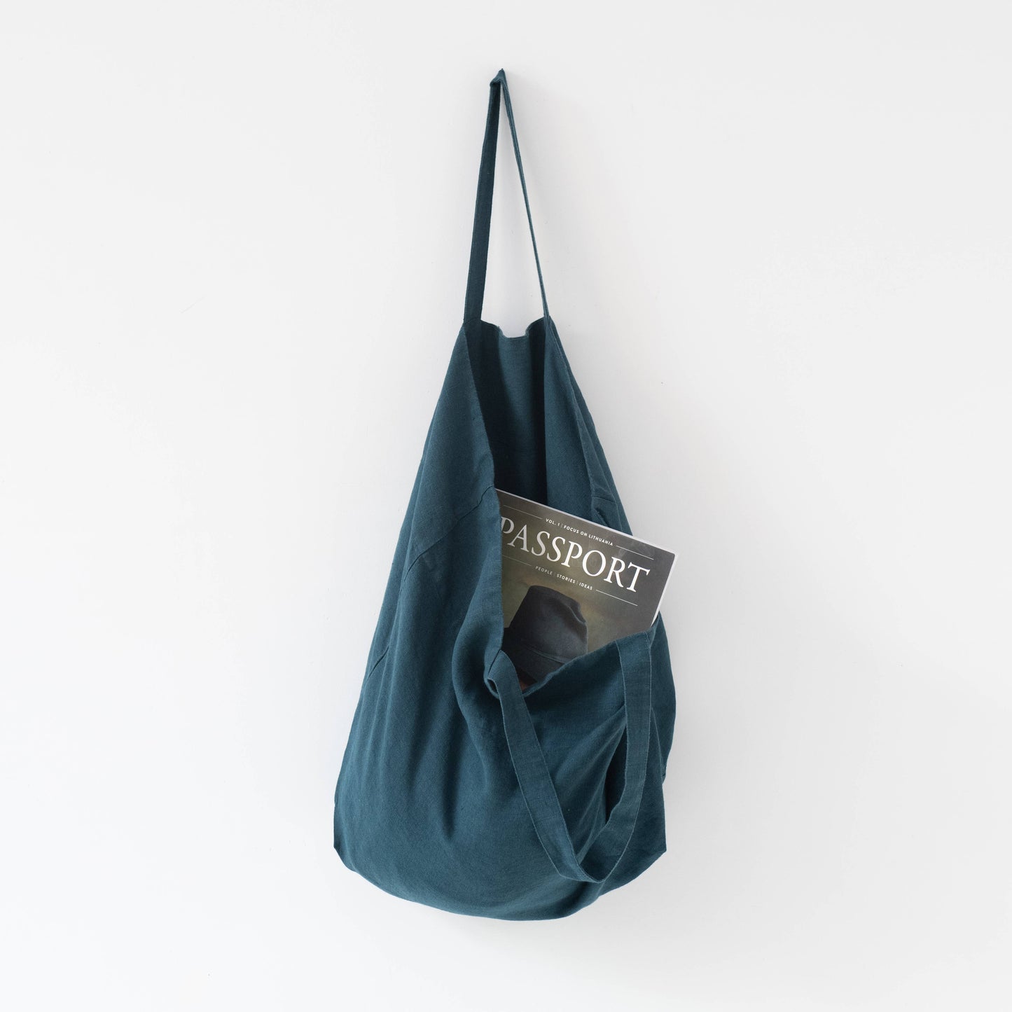 Deep Water Linen Big Bag