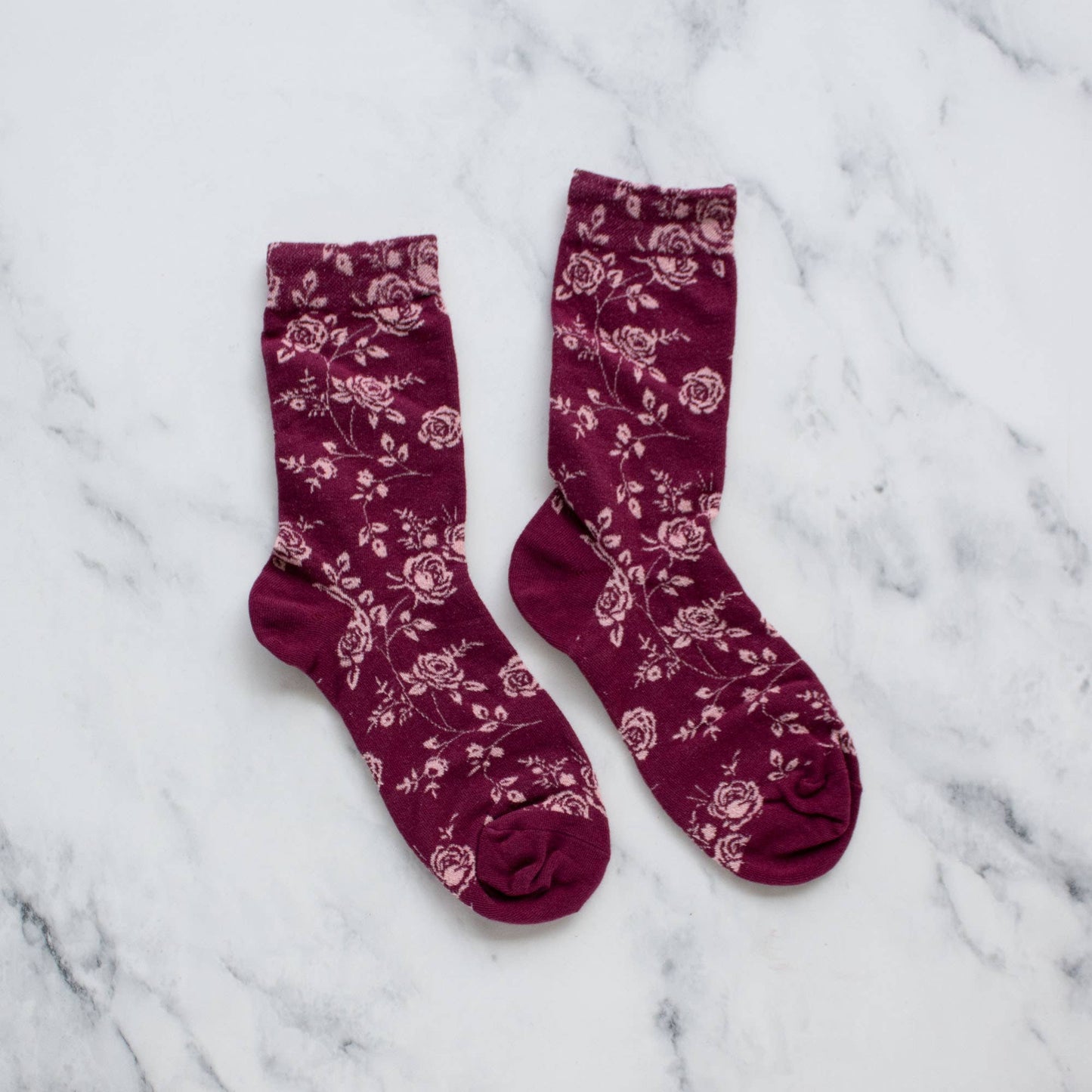 Antique Rose Garden Casual Socks