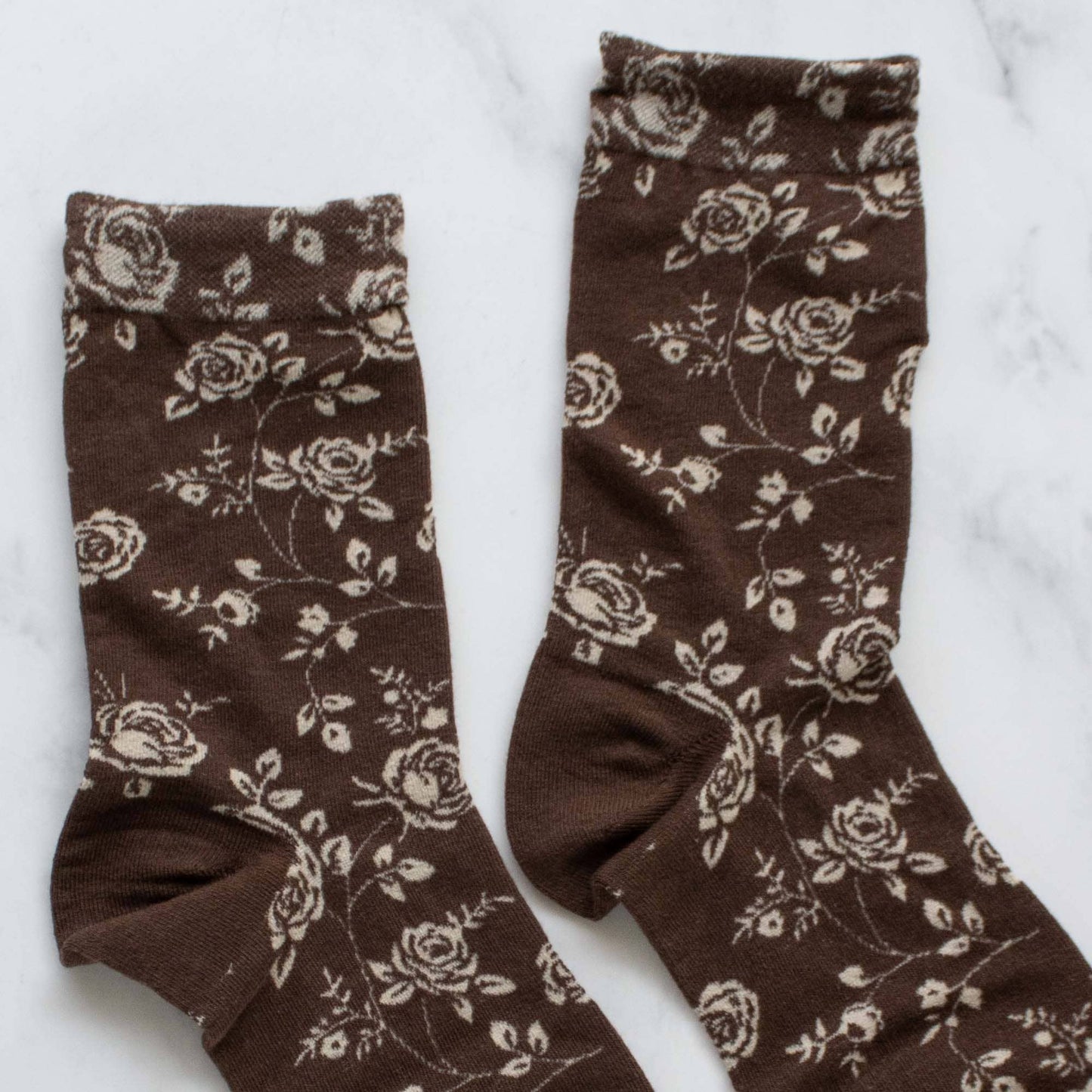 Antique Rose Garden Casual Socks
