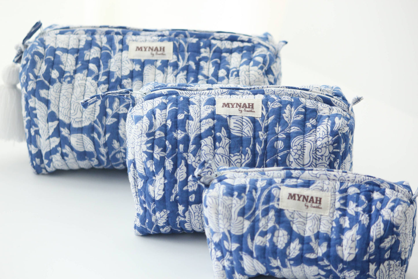 Porcelain floral travel/make up/organizer/bag-LARGE only