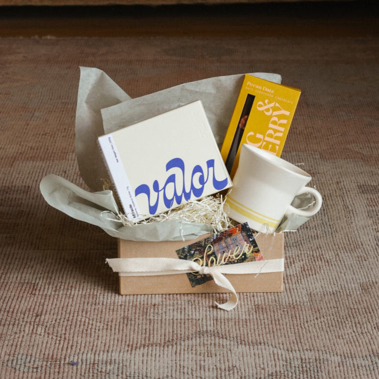 Curated Gift Basket, Gift Bundle, European, Candles, Linens