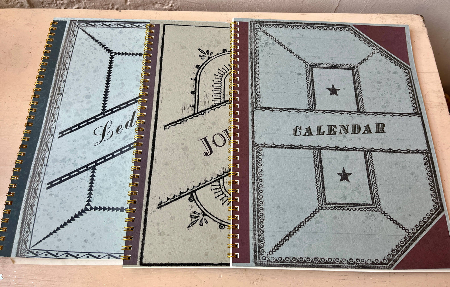 Vintage Ledger Style Notebook