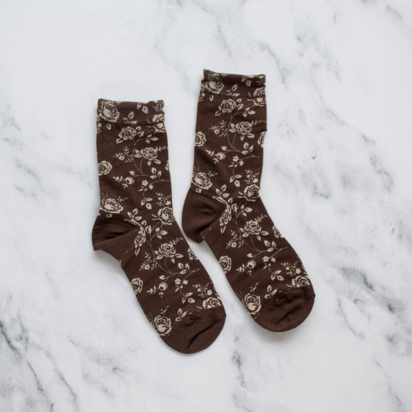 Antique Rose Garden Casual Socks